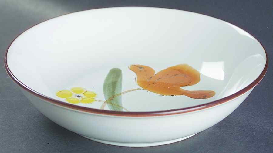 Hello Spring Brown 8" Round Vegetable Bowl by Noritake-1
