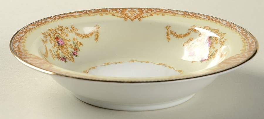 Hibiscus Rim Fruit/Dessert (Sauce) Bowl by Noritake-1