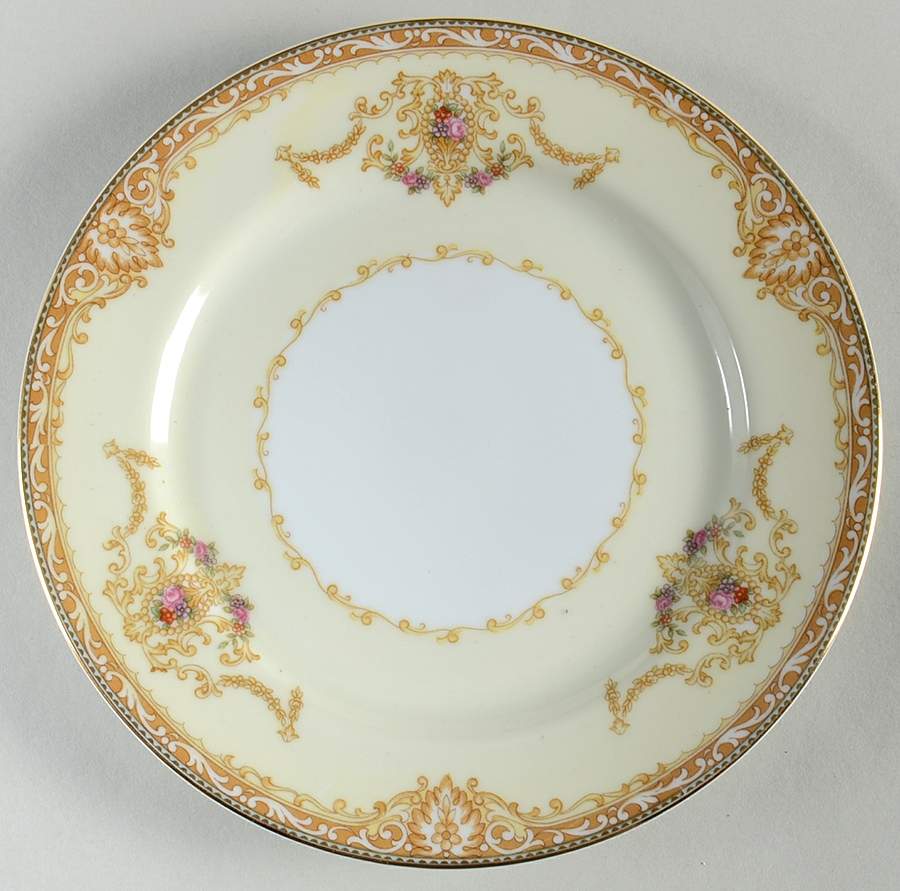 Hibiscus Bread & Butter Plate by Noritake-1