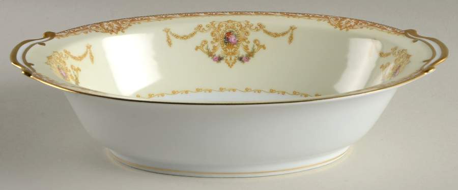 Hibiscus 10" Oval Vegetable Bowl by Noritake-1