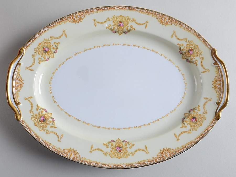 Hibiscus 13" Oval Serving Platter by Noritake-1