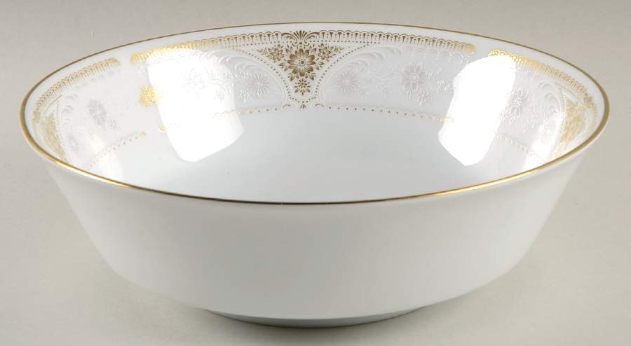 Highclere 9" Round Vegetable Bowl by Noritake-1