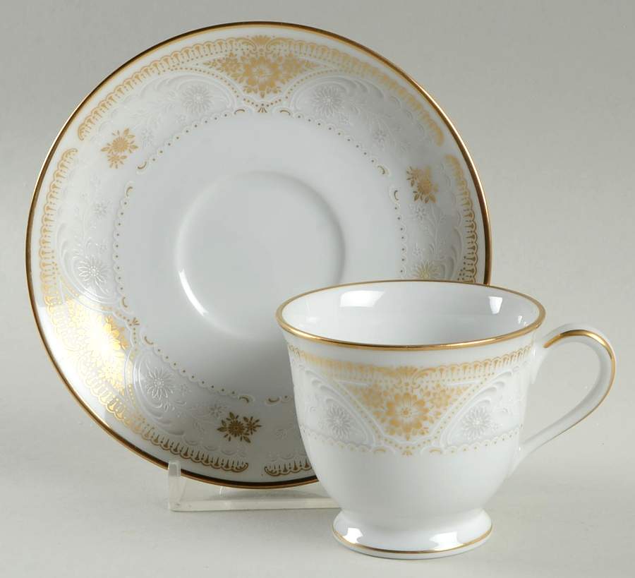 Highclere Footed Demitasse Cup & Saucer Set by Noritake-1