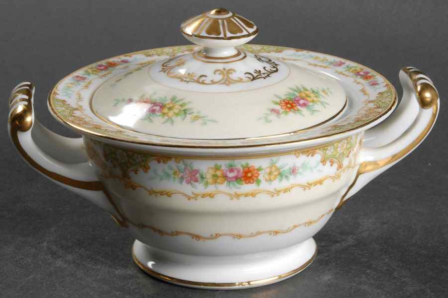 Hobbema Sugar Bowl & Lid by Noritake-1