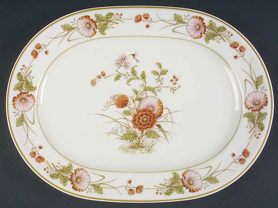 Hofgarten 12" Oval Serving Platter by Noritake-1