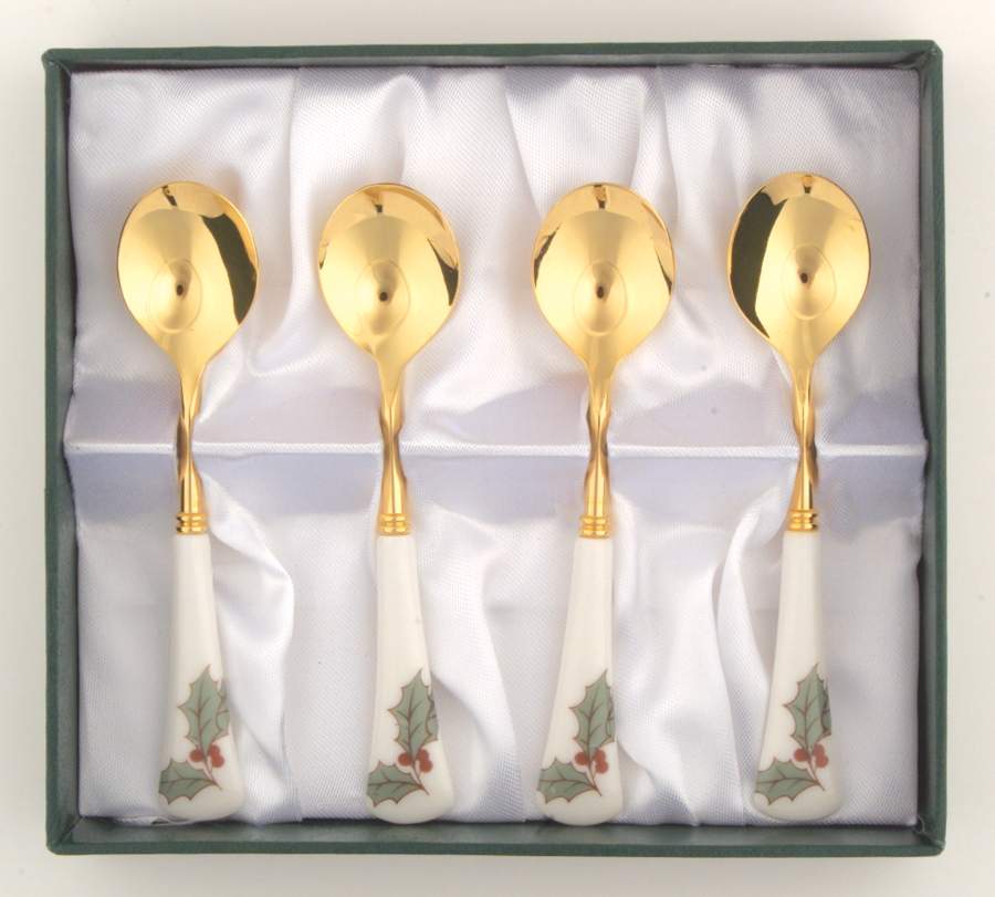 Home For Christmas Demitasse Spoon - Set of 4 by Noritake-1