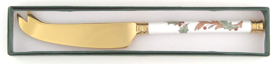 Home For Christmas Cheese Knife with Stainless Blade by Noritake-1