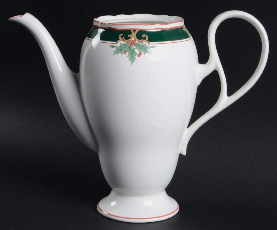Home For Christmas Tea/Coffee Pot No Lid by Noritake-1