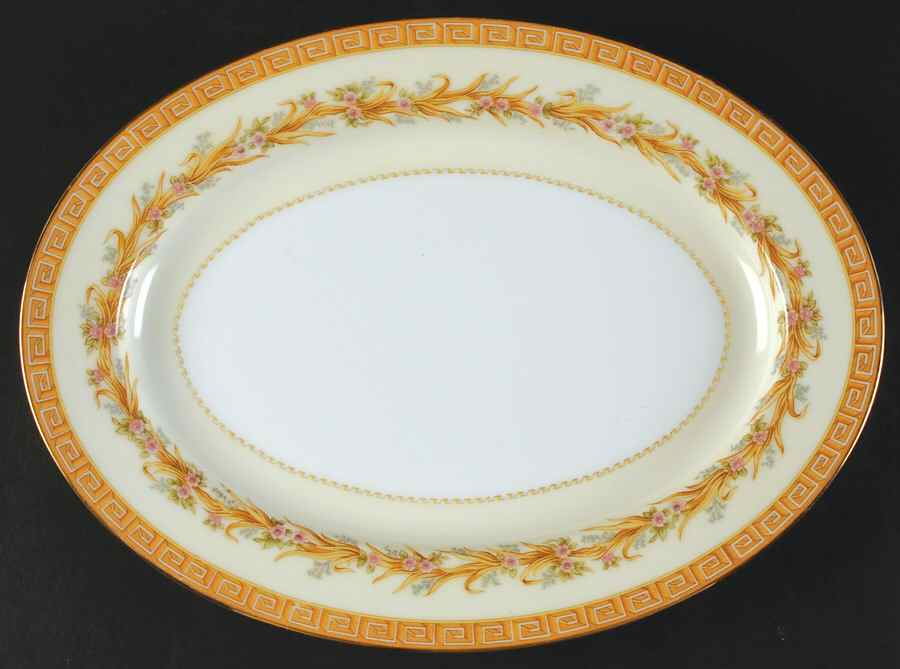 Holbein 11" Oval Serving Platter by Noritake-1