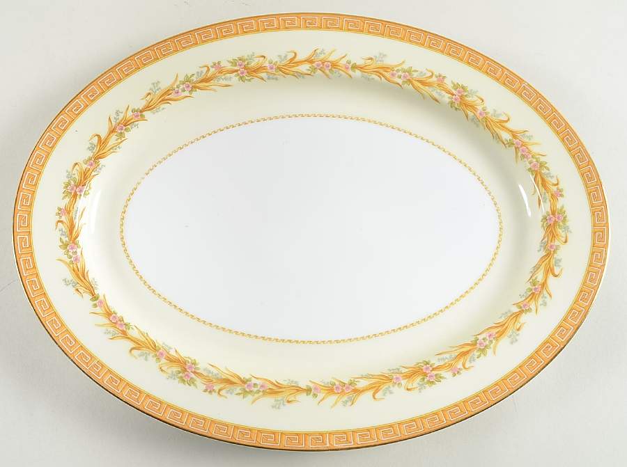 Holbein 13" Oval Serving Platter by Noritake-1