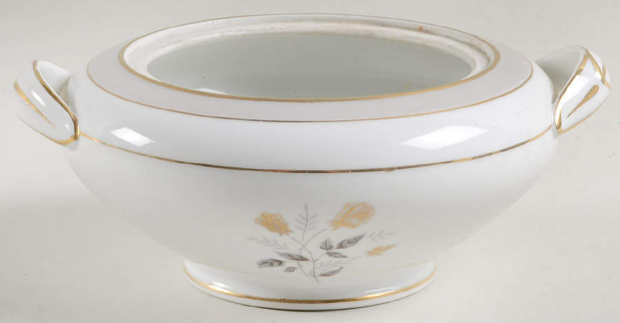 Holbrook (Gold Trim) Sugar Bowl No Lid by Noritake-1