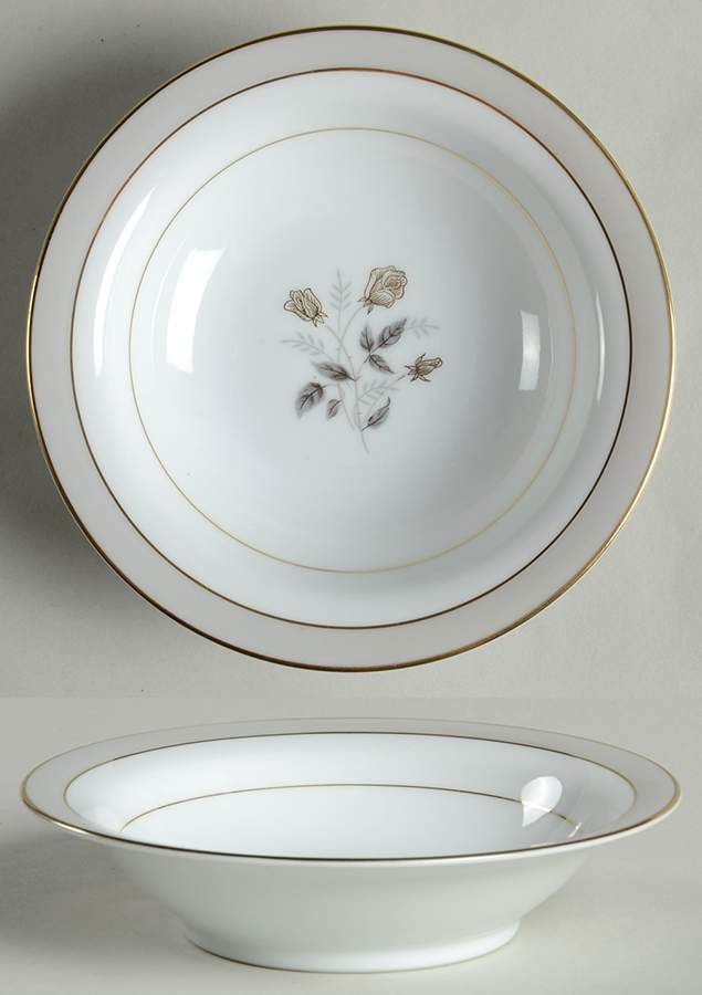 Holbrook (Gold Trim) Rim Fruit/Dessert (Sauce) Bowl by Noritake-1