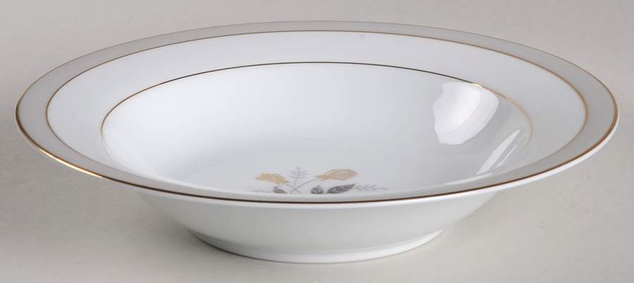 Holbrook (Gold Trim) Rim Soup Bowl by Noritake-1