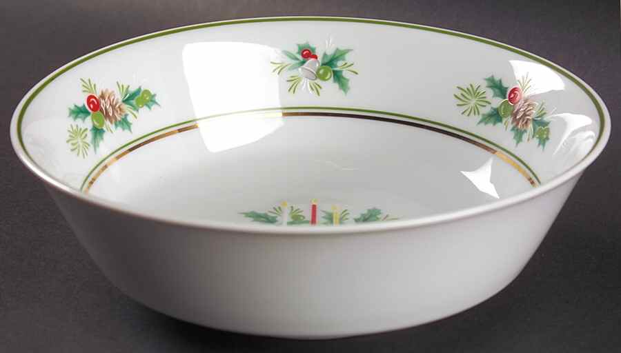 Holly 9" Round Vegetable Bowl by Noritake-1