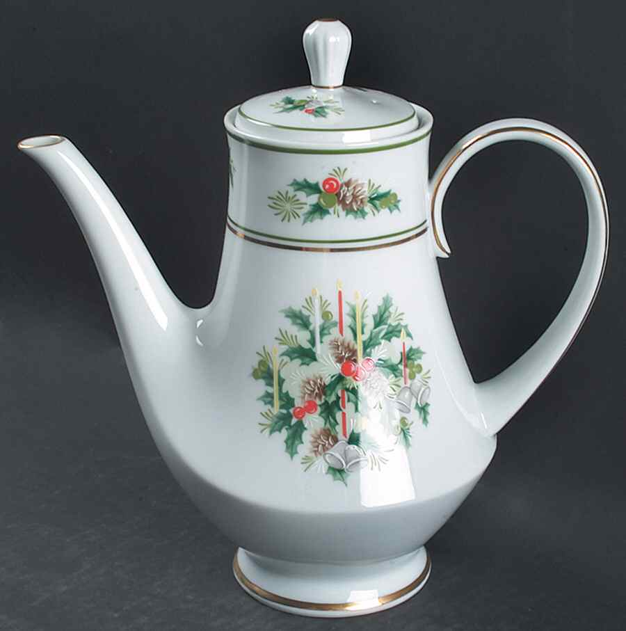 Holly Coffee Pot & Lid by Noritake-1