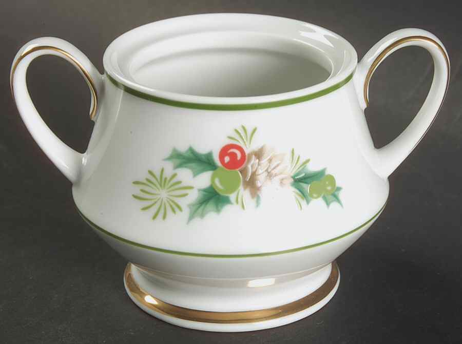 Holly Mini Sugar Bowl No Lid by Noritake-1