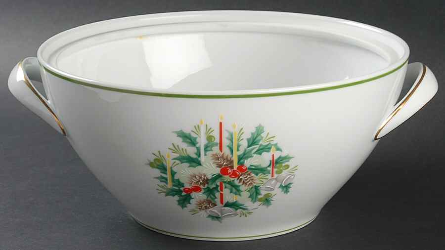 Holly Tureen No Lid by Noritake-1