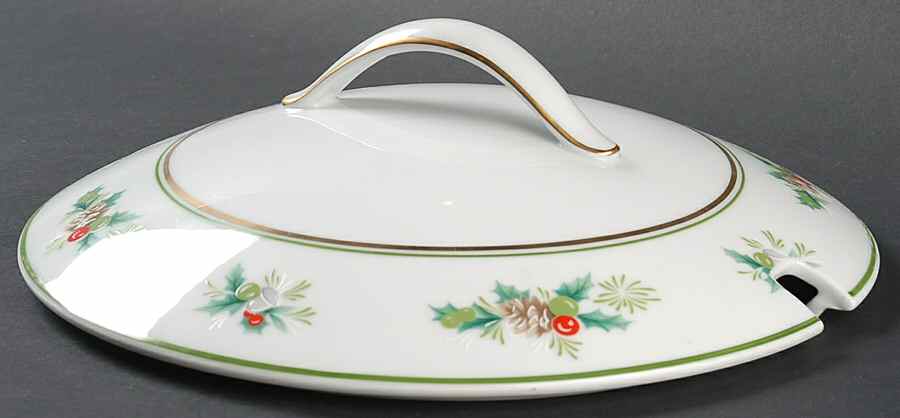 Holly Lid for Tureen by Noritake-1