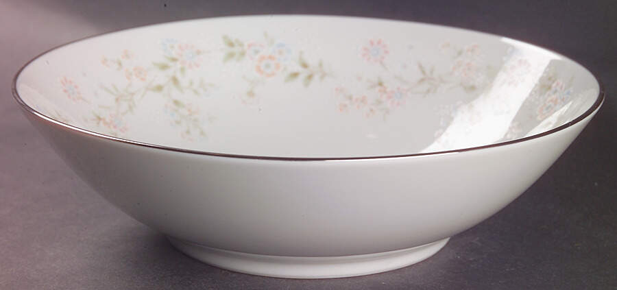Holbrook (Platinum) 8" Round Vegetable Bowl by Noritake-1