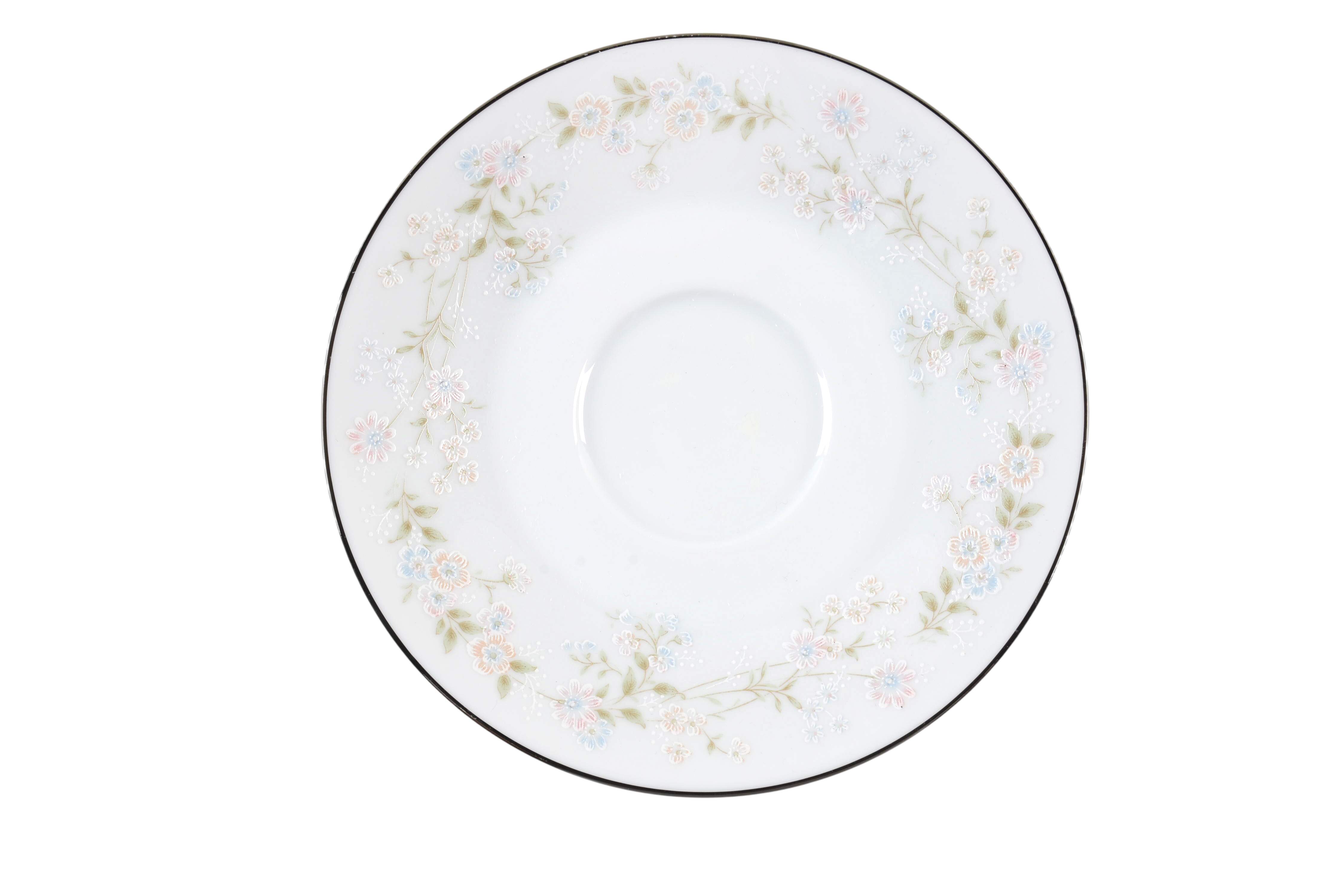 Holbrook (Platinum) Saucer by Noritake-1