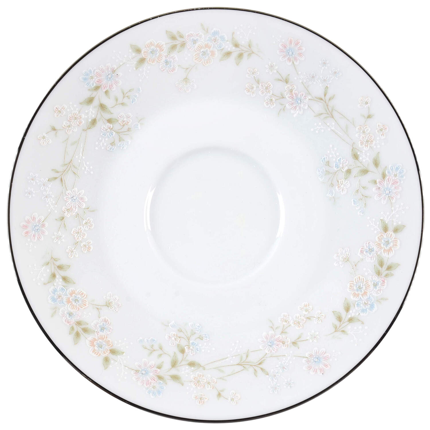 Holbrook (Platinum) Saucer by Noritake-1
