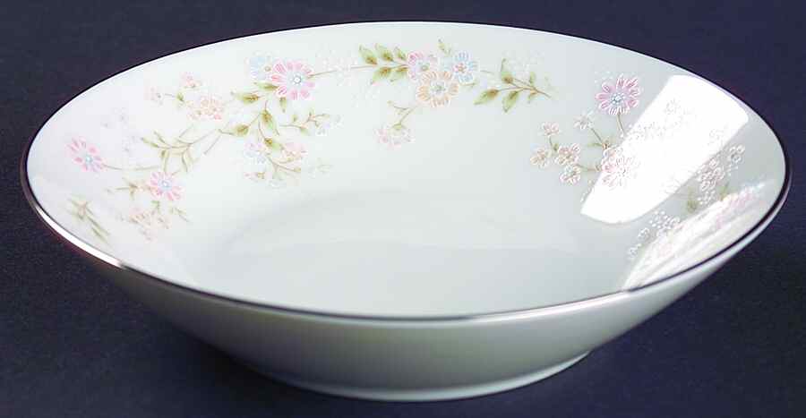 Holbrook (Platinum) Fruit/Dessert (Sauce) Bowl by Noritake-1