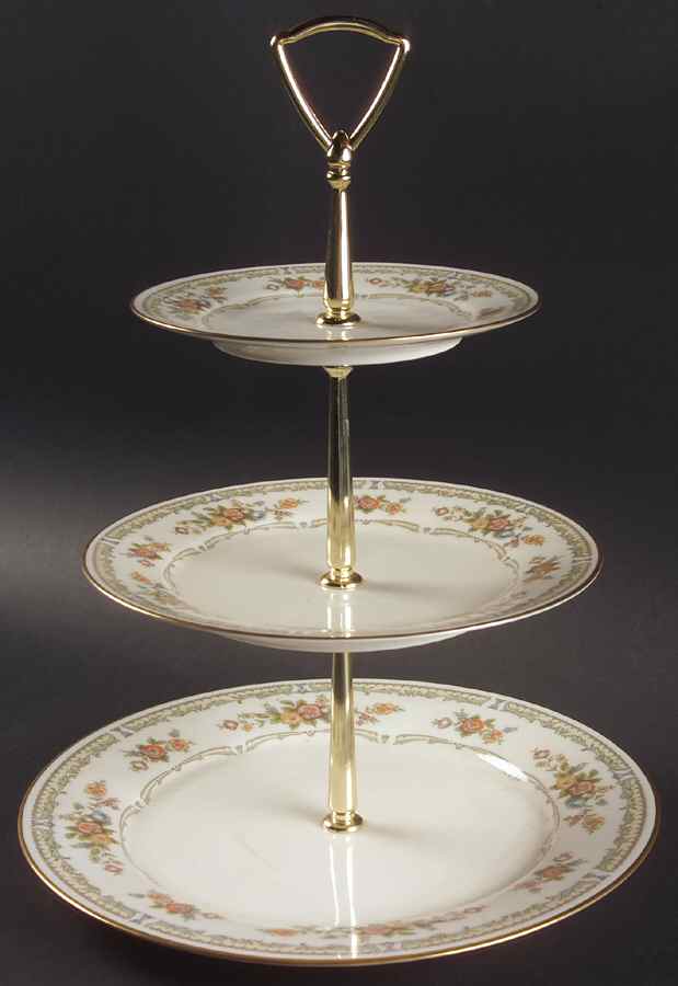 Homage 3-Tiered Serving Tray (DP, SP, BB) by Noritake-1