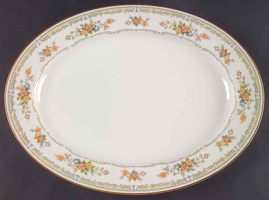 Homage 16" Oval Serving Platter by Noritake-1