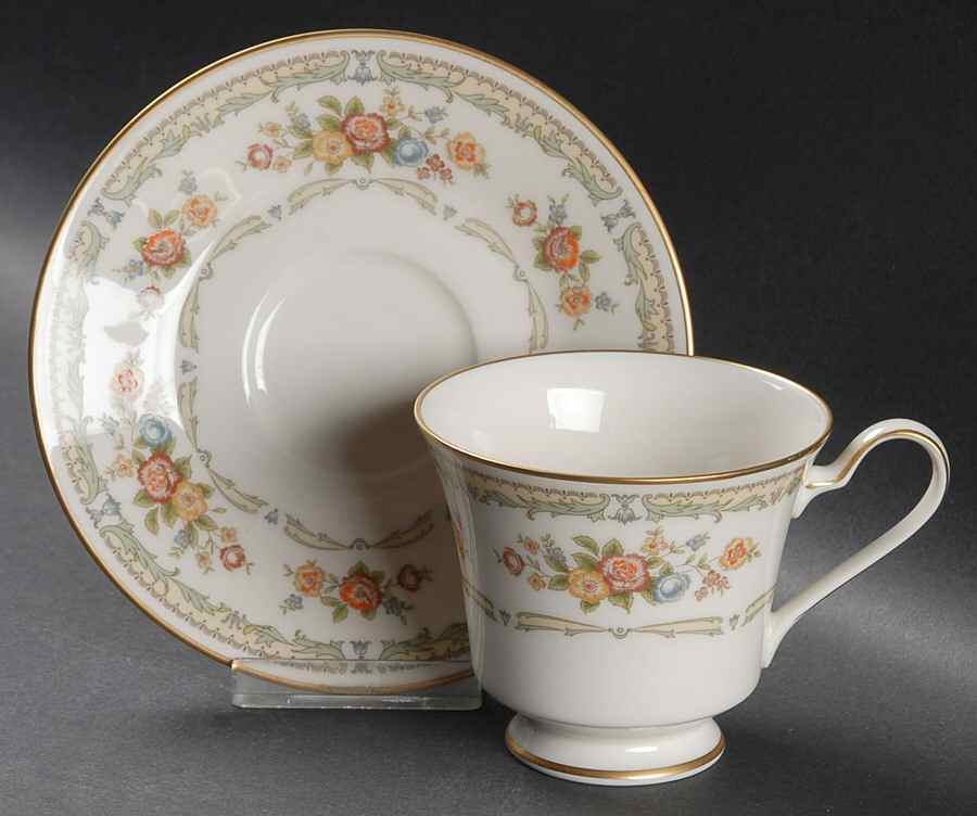 Homage Footed Cup & Saucer Set by Noritake-1
