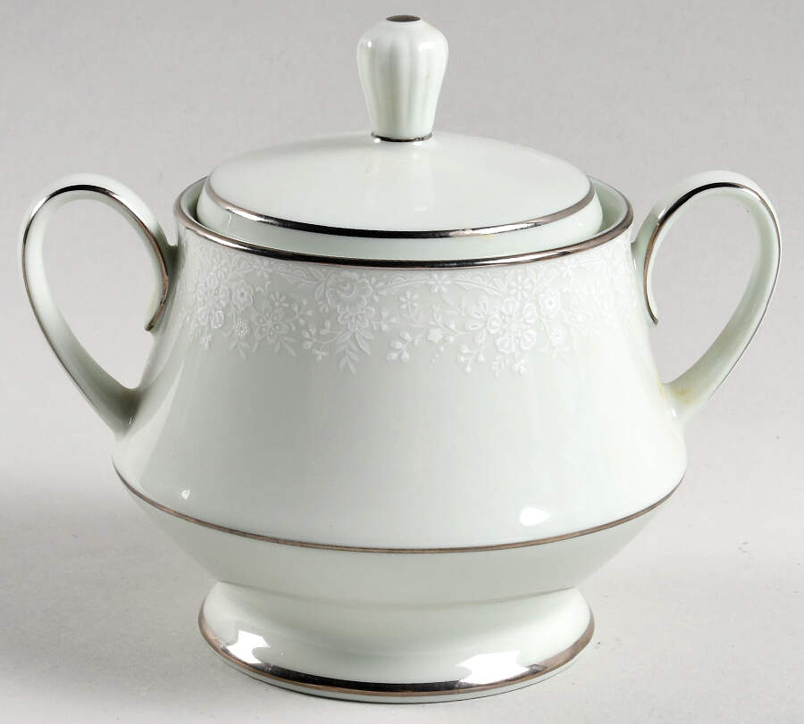 Honor Green Sugar Bowl & Lid by Noritake-1
