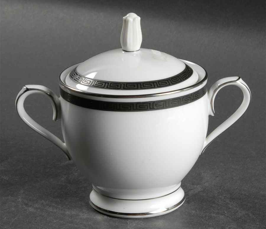 Horizon Sugar Bowl & Lid by Noritake-1