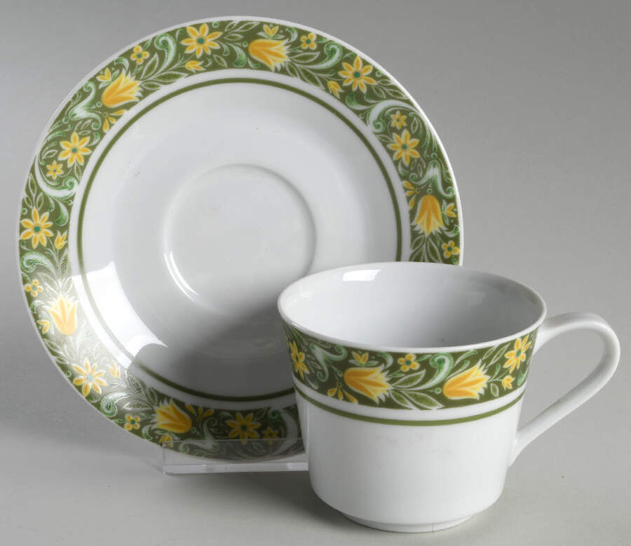 Home Town Flat Cup & Saucer Set by Noritake-1