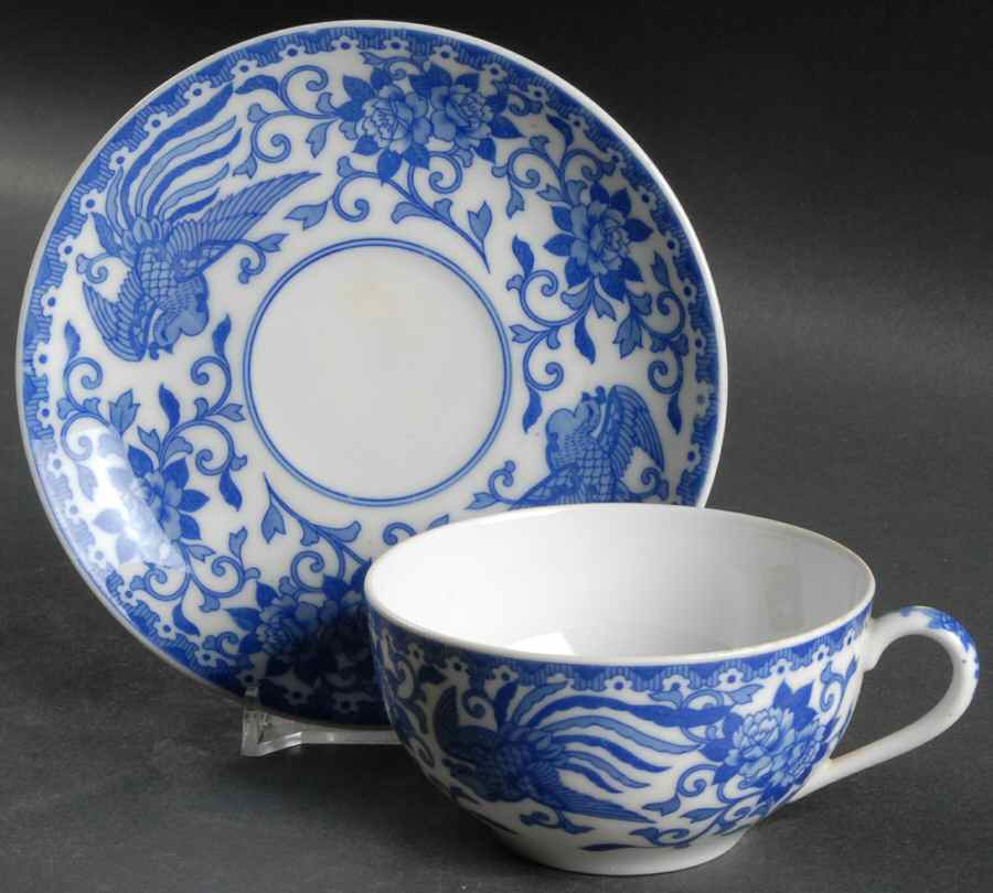 Howo Flat Cup & Saucer Set by Noritake-1