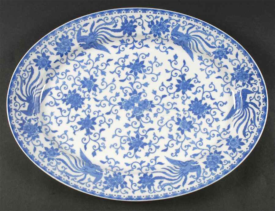 Howo 16" Oval Serving Platter by Noritake-1