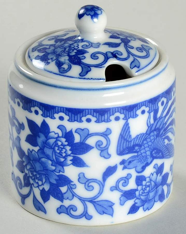 Howo Mustard Jar & Lid by Noritake-1