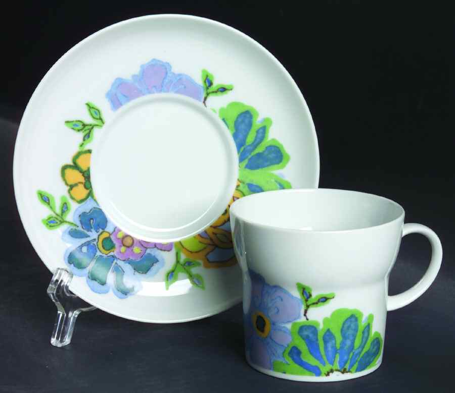 Hula Flat Cup & Saucer Set by Noritake-1