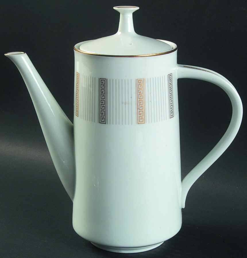 Humoresque Coffee Pot & Lid by Noritake-1