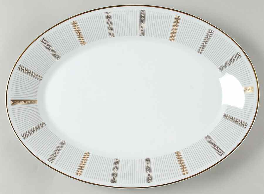 Humoresque 15" Oval Serving Platter by Noritake-1