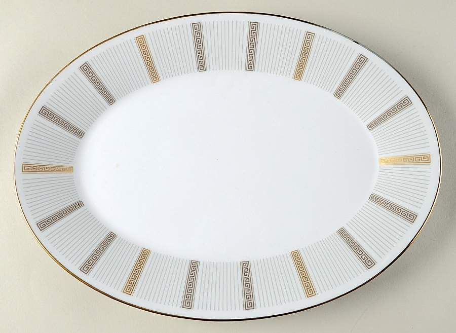 Humoresque 14" Oval Serving Platter by Noritake-1