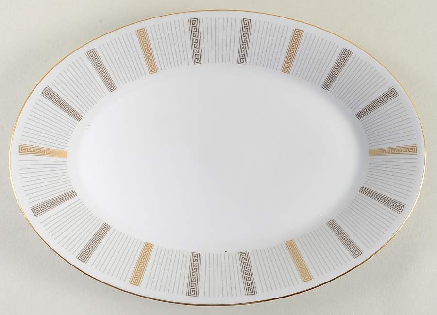 Humoresque 12" Oval Serving Platter by Noritake-1