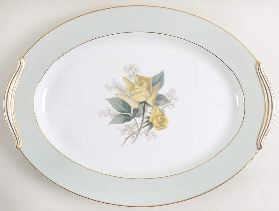Huntley 16" Oval Serving Platter by Noritake-1