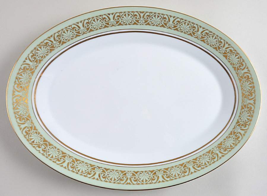Hyde Park 16" Oval Serving Platter by Noritake-1