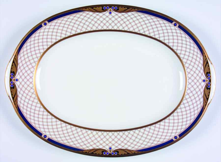 Hyannis Port 14" Oval Serving Platter by Noritake-1