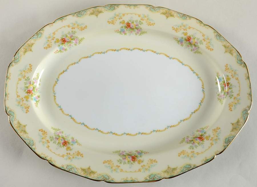 Iberia 15" Oval Serving Platter by Noritake-1