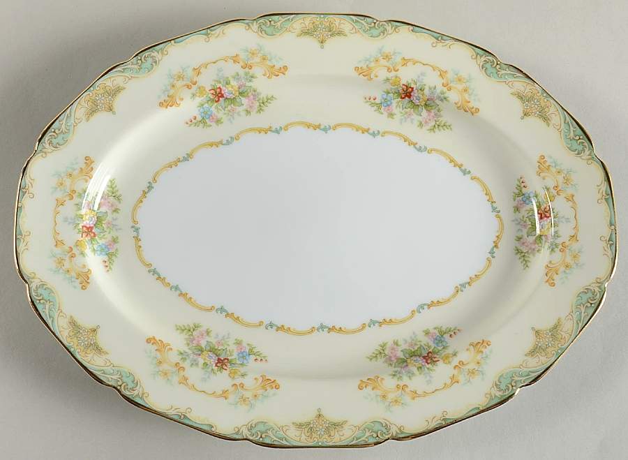 Iberia 11" Oval Serving Platter by Noritake-1