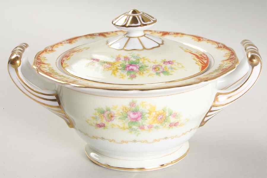 Idalia Sugar Bowl & Lid by Noritake-1