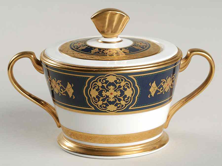 Imperial Crest Sugar Bowl & Lid by Noritake-1