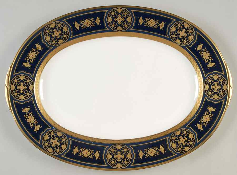Imperial Crest 16" Oval Serving Platter by Noritake-1