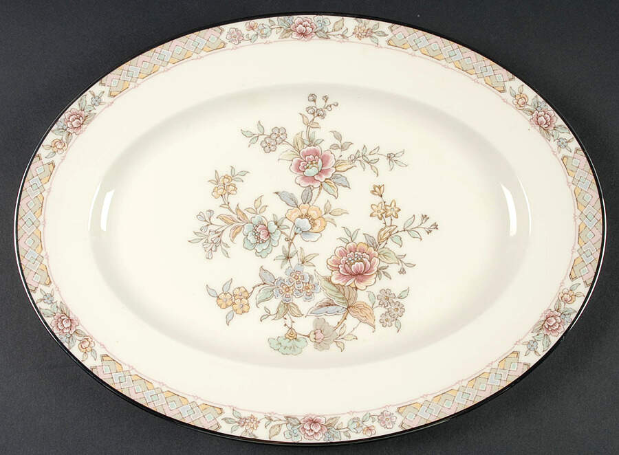 Imperial Garden 12" Oval Serving Platter by Noritake-1
