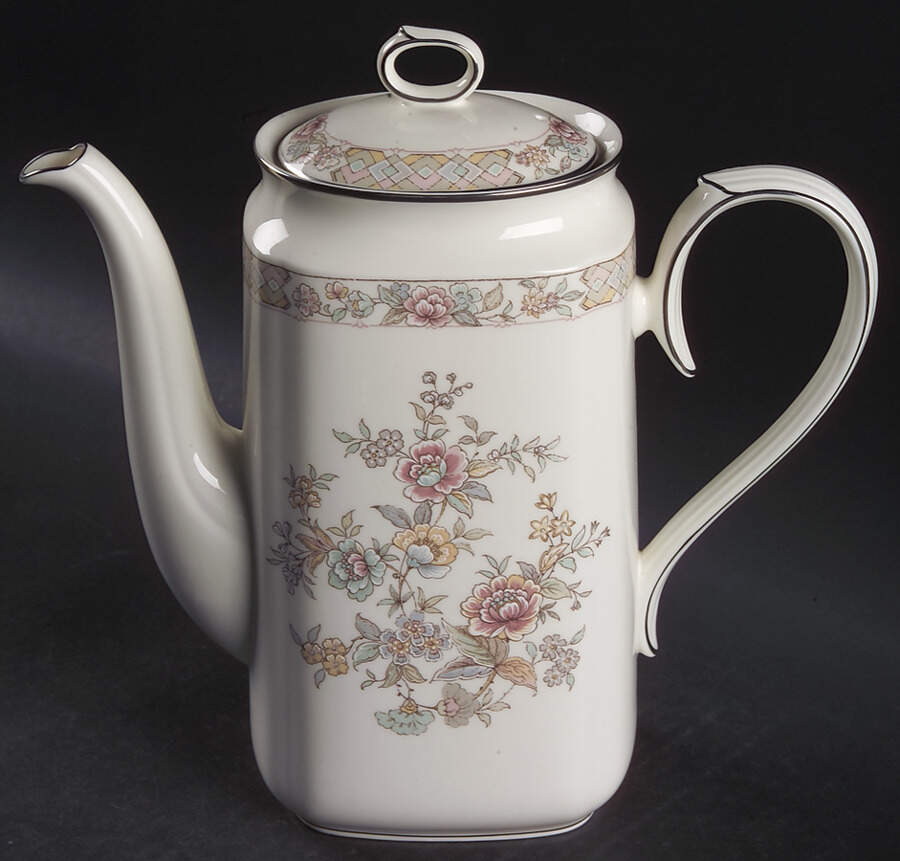 Imperial Garden Coffee Pot & Lid by Noritake-1